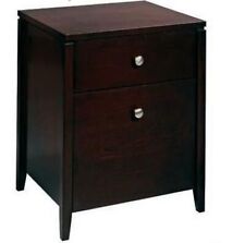 Kensington Walnut Bedside locker /Filing Cabinet with filing drawer