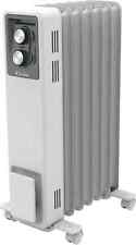 Dimplex Eco Radiator 1.5kW Oil Free ECR15 White Heater w/ Wheels 3 Heat Settings