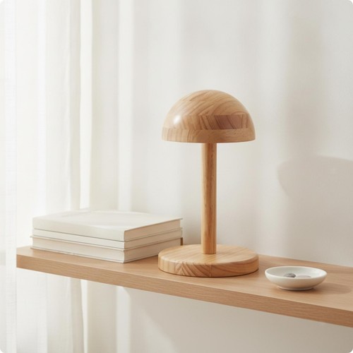 Wooden hat display - stand, solid