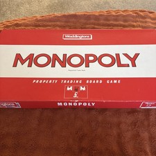 Vintage Waddingtons 1984 Monopoly Board Game complete VGC
