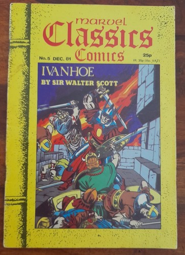 Ivanhoe marvel classics comics - ivanhoe,