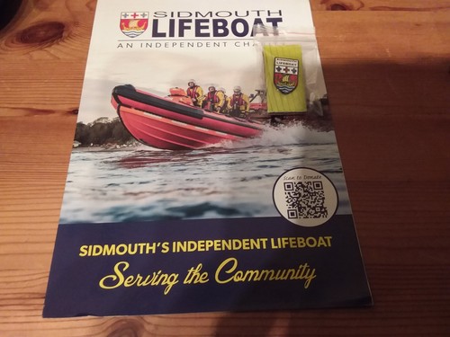 Sidmouth lifeboat pin badge - lifeboat,