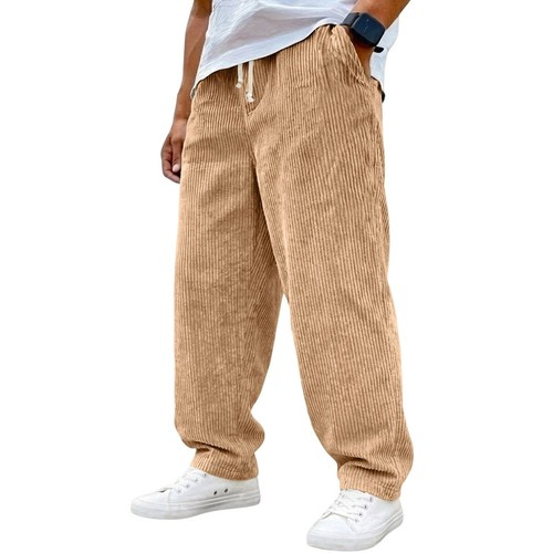 Casual loose fit corduroy - loose,
