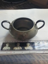 pewter sugar bowl