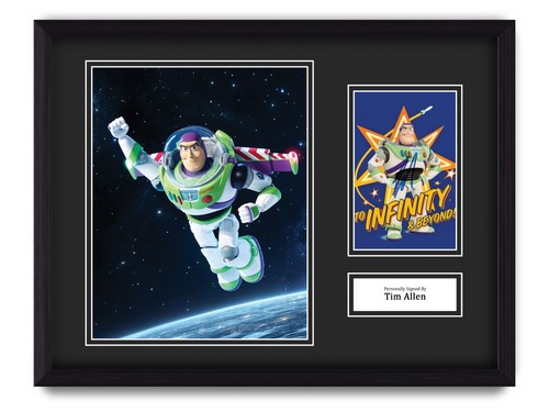 Tim allen signed 16x12 - allen, framed
