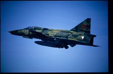 779-10 GENUINE K64 AIRCRAFT SLIDE: Swedish AF Saab SF-37 Viggen 37954