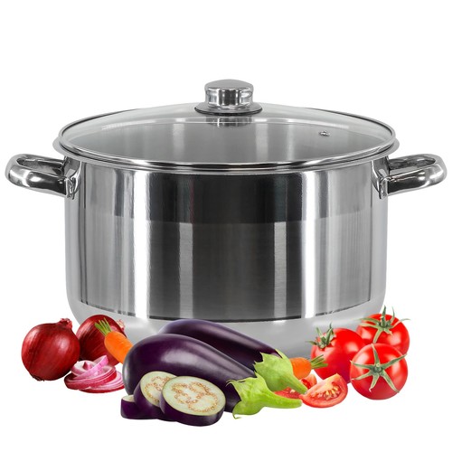 Stainless steel stock pot - steel,