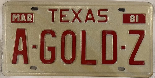 Vanity gold nissan license - z,
