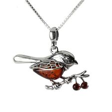 ROBIN BALTIC AMBER PENDANT 925