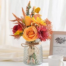 Artificial Flowers with Vase