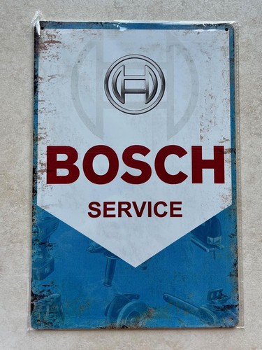 Bosch service metal sign bar - service,