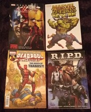 Marvel Bundle 2 x Deadpool, Zombies Return And R.I.P.D