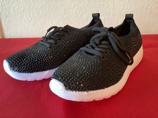 New Active Walkers Women’s Black Trainers Shoes Size 4