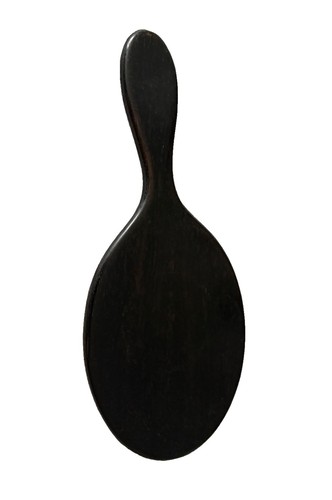 Vintage ebony wood oval - ebony,