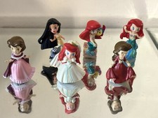 7 pcs Disney Princess Birthday Cake Toppers Cupcake Picks Girls Party Decor