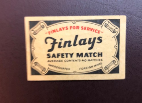 Vintage matchbox label - matchbox,