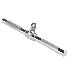 Rotating Straight Multi Gym Bar Cable Attachment Bicep Arm Curl/Tricep Push Down