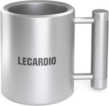 NEW LECARDIO Stainless Steel Heavy Mug Challenge Dumbbell (Box Damaged) -Z03