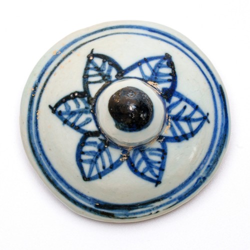 Chinese vase cover porcelain - chinese,