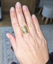 TJC 9ct Yellow Gold Hammered