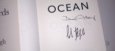 FIVE SIGNED DAVID ATTENBOROUGH HAND SIGNED