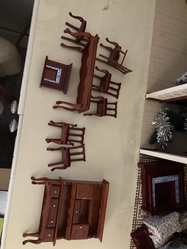 Scale dollhouse dining - dollhouse,