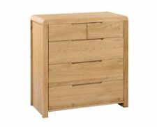 Oak 3+2 Drawer Chest W85cm x