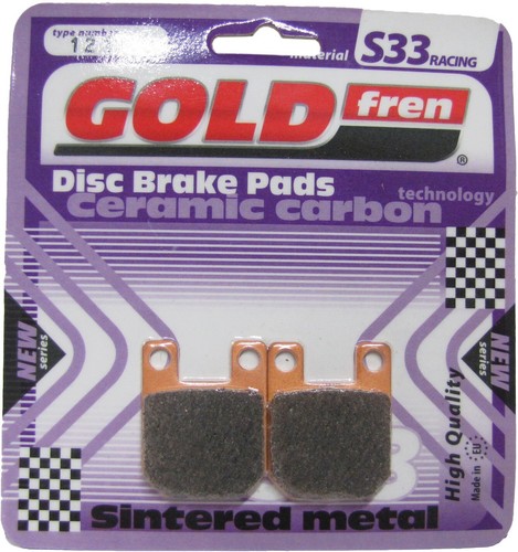Goldfren s33 brake pads rear - s33,