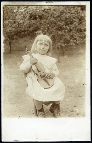 Sweet girl violin - girl, violin,