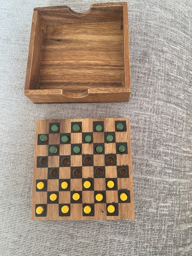 Beautiful wooden solitaire set - beautiful,