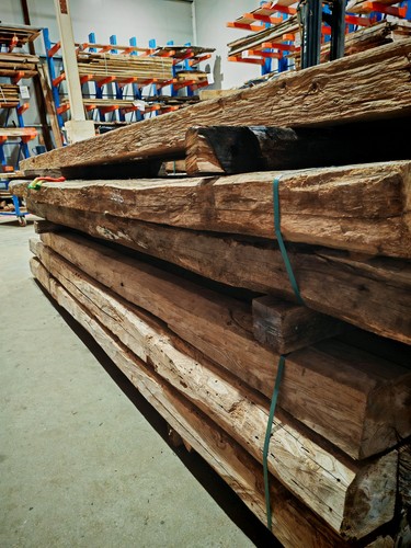 Reclaimed oak beams late - reclaimed,
