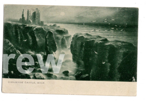 Girnigoe castle wick caithness - castle,