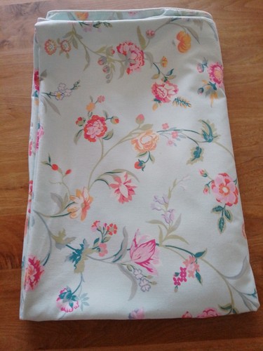 Blue polka dot floral double - blue,