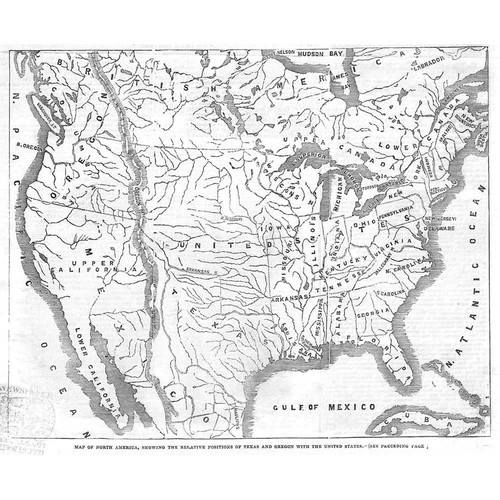 North america map antique - north,