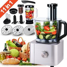 1100W Food Processor 3.2L+1.5L