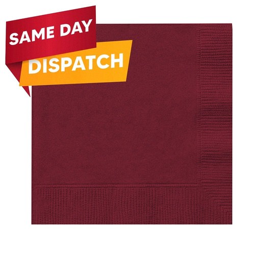 100 paper napkin - -, burgundy