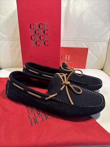 Carolina herrera navy suede - carolina,