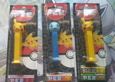 3 Pez Dispenser Pokemon 2 Pikachu & 1 Squirtle In Package