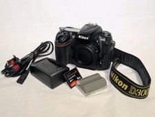Nikon D300 Digital SLR Camera Body 12.3MP 1290g with Battery Strap SD Card