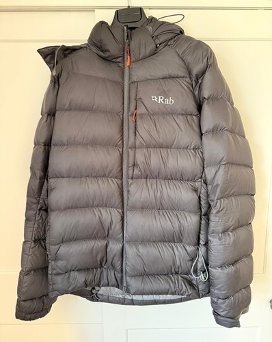 Rab mens grey puffer coat - rab,