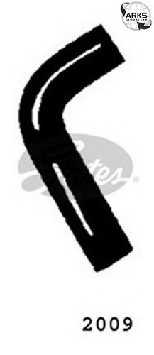 Gates curved radiator - curved, hose