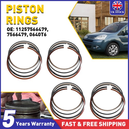 Engine piston rings 77mm std - engine,
