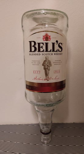 Empty bell whisky - whisky, glass