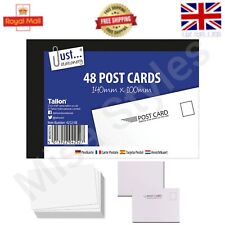 48 PLAIN WHITE POST CARDS 140