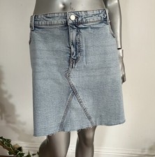 JOULES Greta Denim Skirt Size 12 16 & 20 Blue Women's Mini NEW FREEPOST OD12