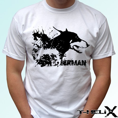 Doberman dog shirt top tee - dog,