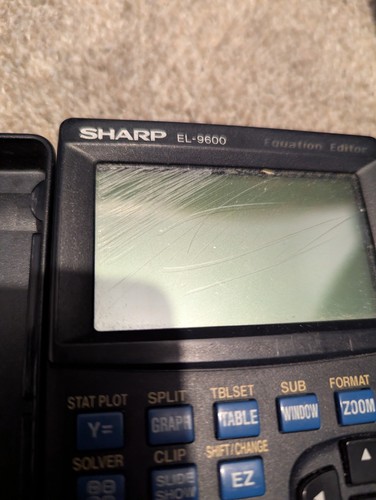 Sharp 9600 calculator - el-9600,