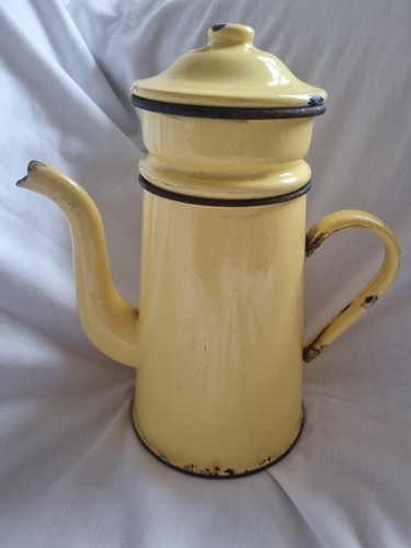 Vintage french enamel coffee - french,