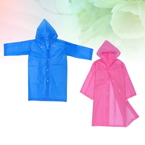 Pcs rain ponchos for kids - 2,
