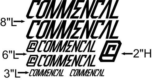 Commencal frame decals meta - commencal, decals.